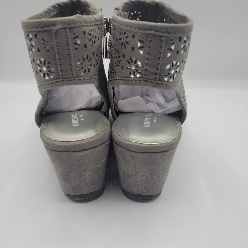 Kenneth Cole New York wedges size 3 corrie hazel grey